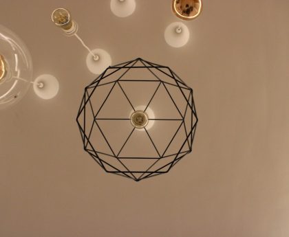 Photo modern pendant lamp