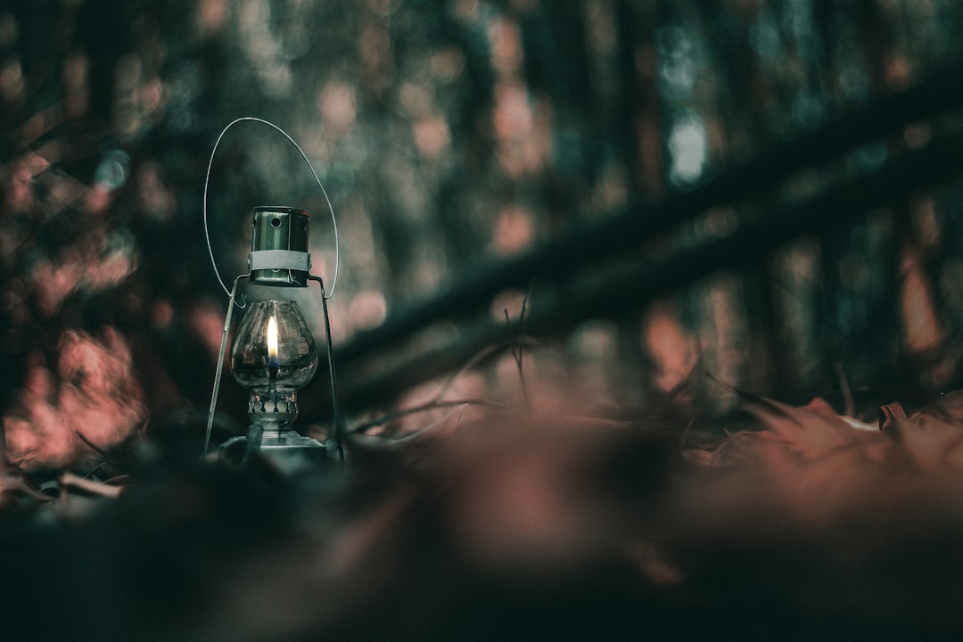 Photo Vintage lantern lamp