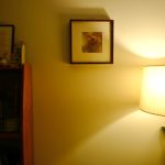 Photo resin wall lamp