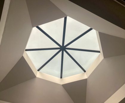Photo geometric pendant light