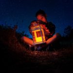 Photo cordless lantern