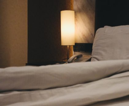 Photo nightstand lamp