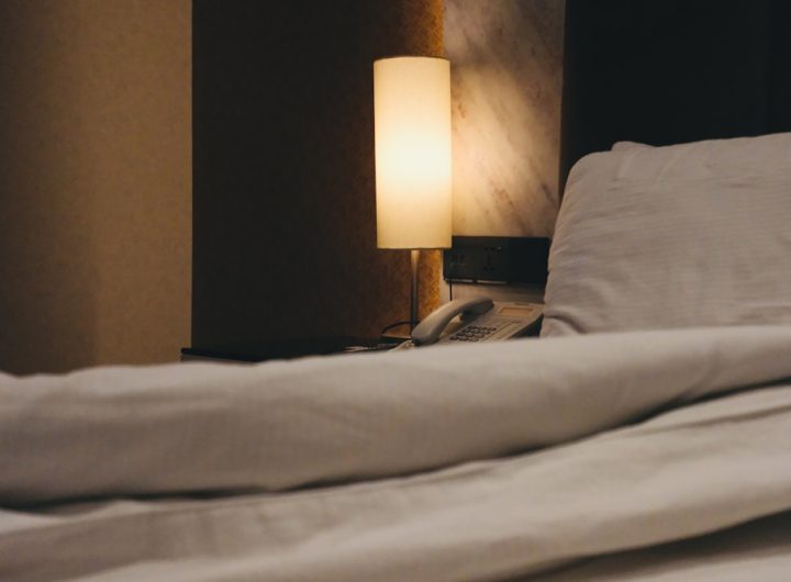 Photo nightstand lamp